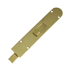 Barrierfold 210mm Cranked Flush Bolt Non-Lockable - PVD Polished Gold