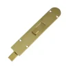 Barrierfold 400mm Cranked Flush Bolt Non-Lockable - PVD Polished Gold
