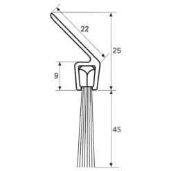 Brush Profile “Y5” 5 Brush Profile “Y5” -Barrier Components 0502103