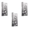 Barrierfold 3 Hinge Set - Satin Stainless