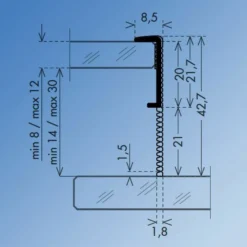 Glass Lip Slide -Barrier Components glass lip slide 4