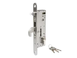 Hybrid Metal Insert Gate Lock