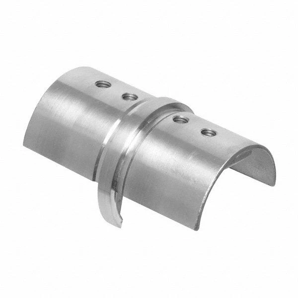 Glass Balustrade Split Tube Handrail Inline Connector 1 Glass Balustrade Split Tube Handrail Inline Connector
