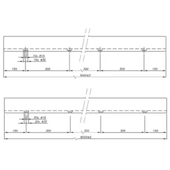 Barrier Sabco OSF Side Fix -Barrier Components rail base osf 2 1 1