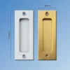 Flush Handle 503 - Silver Anodised